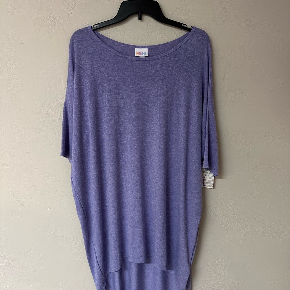 LuLaRoe Relaxed Purple 3/4 Sleeve Tunic